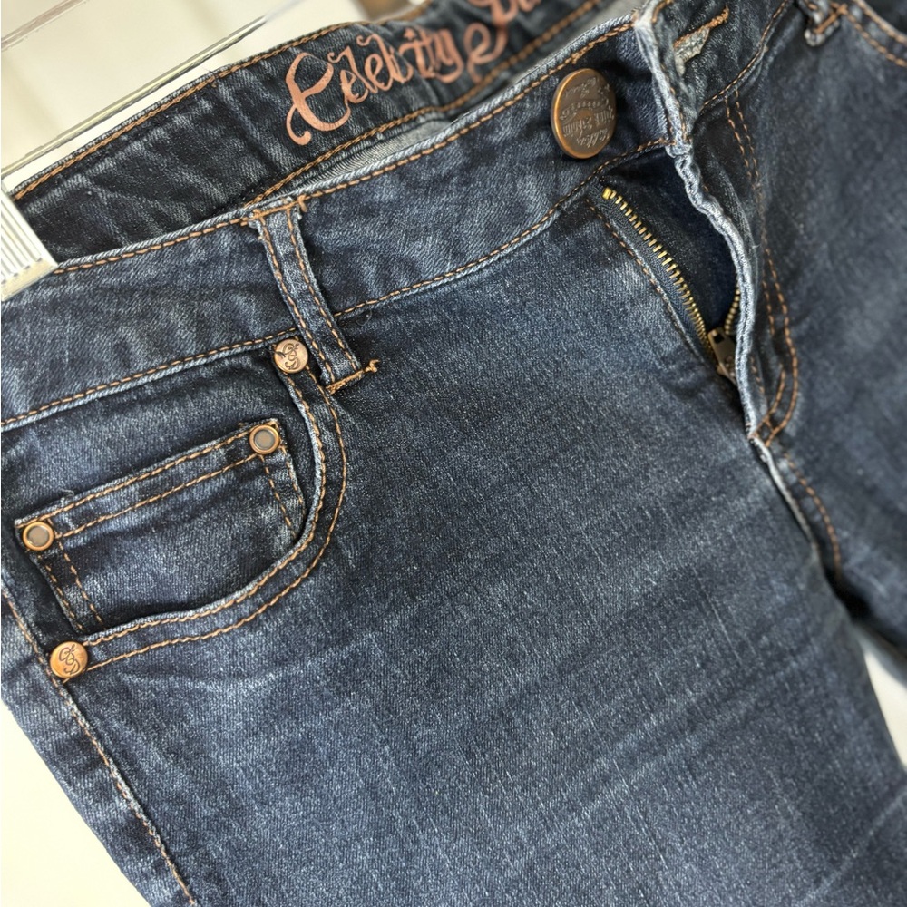 Celebrity Pink Women's Dark Blue Skinny Jeans